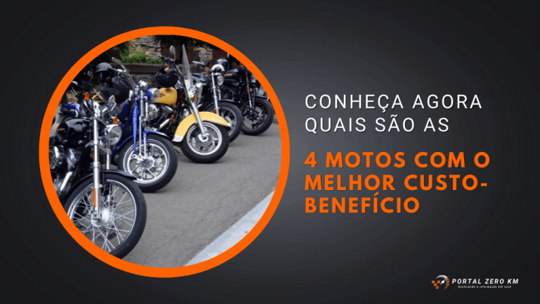 Conheça a seguir as 4 motos com o melhor custo-benefício.