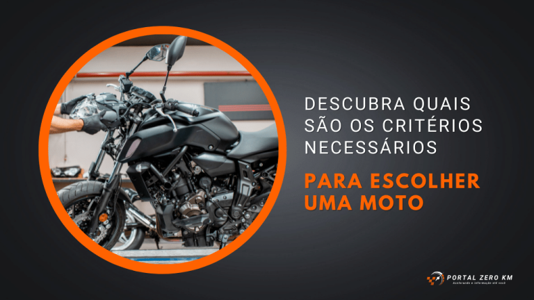 Descubra quais são os critérios necessários para escolher uma moto.