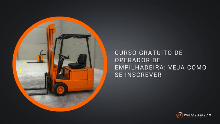 Curso gratuito de operador de empilhadeira: Veja como se inscrever